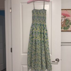 Maxi dress w/prints